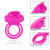 CalExotics Dual Clit Flicker Enhancer - подвійне віброкільце, 6х3.7 см (рожевий) - купити в Україні | Секс шоп SEX-SHOP.ua