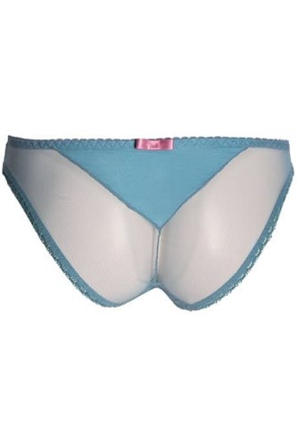 Samanta Sensi B300 - Полупрозрачные трусики с вышивкой, L