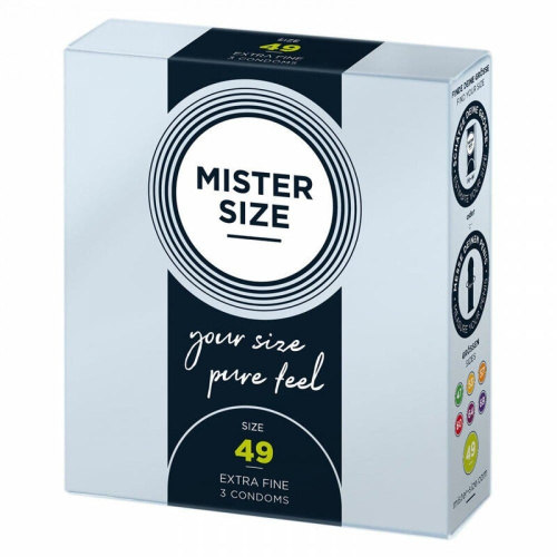 Mister Size 49 мм - презервативы, 3 шт - sex-shop.ua