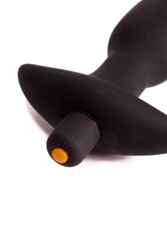 Pornhub Vibrating Butt Plug - анальная пробка с вибрацией, 14,5х3,5 см (чёрный) - sex-shop.ua
