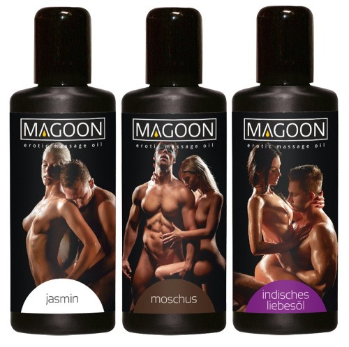 Magoon Massage Oil Set - Набір для масажу, 3х50 мл