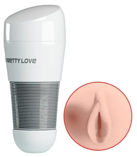 LyBaile Pretty Love Kitty Super Stroker мастурбатор вагина, 20.5х8.4 см (телесный)
