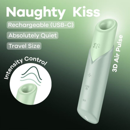 Вакуумный стимулятор клитора Satisfyer Naughty Kiss