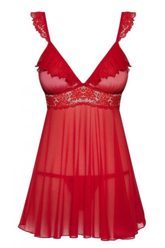 Комплект Obsessive 863-BAB-3 babydoll (S / M) - купити в Україні | Секс шоп SEX-SHOP.ua