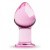 Gildo Pink Glass Buttplug No. 27 розовая анальная пробка из стекла, 8.5х4.3 см - sex-shop.ua