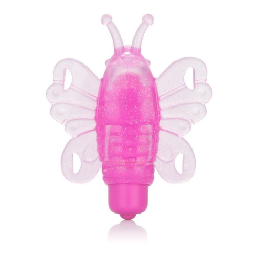 California Exotic Novelties Micro Wireless Venus Butterfly - Вибратор клиторальный в виде бабочки, 8Х2.5 см (розовый) - sex-shop.ua