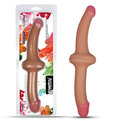 LoveToy Holy Dong Double-Ended Dildo Flesh 12.5