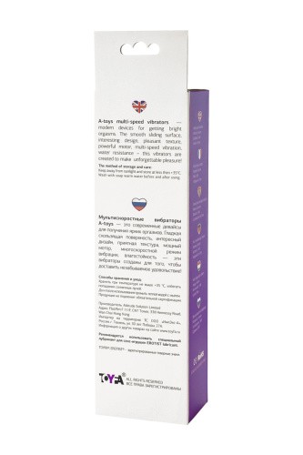 Toyfa A-Toys - вибратор-кролик, 18х3.6 см (фиолетовый)