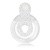 CalExotics Elite Sexual Exciter Crystal - двойное виброкольцо, 9х1.5 см (прозрачный)