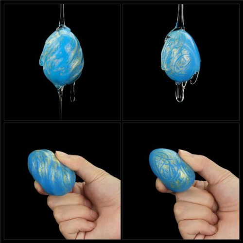 LoveToy Ocean's Toner Egg Set II - Вагинальные шарики, 3,8 см (голубой)