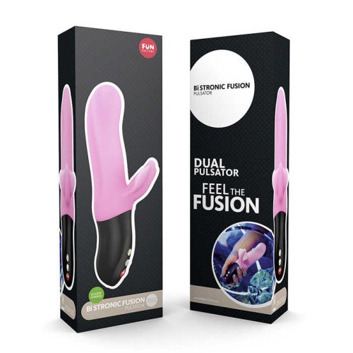 Fun Factory Bi Stronic Fusion - потужний пульсатор з вібрацією для клітора і точки G, 21.5х3.8 см (рожевий)