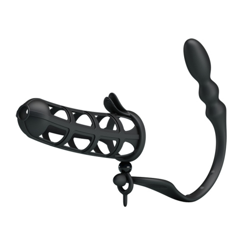 LyBaile Pretty Love Hercules Penis Sheath насадка на член с анальным стимулятором, 11.5х3.5 см