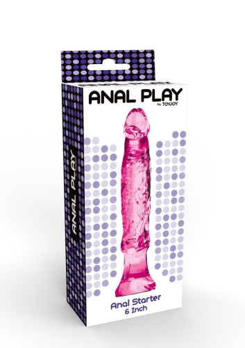 TOYJOY Anal Starter 6 Inch PINK - Анальный стимулятор, 16 см (розовый) - sex-shop.ua