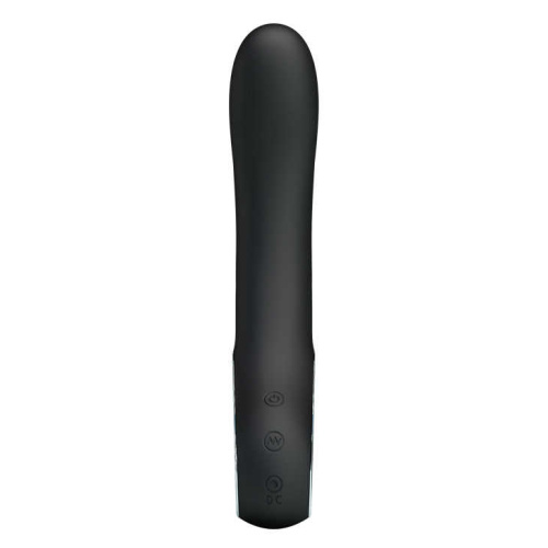 Pretty Love Alston Vibrator Black - Классический вибратор, 19.7х3.5 см (чёрный) - sex-shop.ua