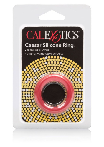 California Exotic Novelties Caeser Silicone Ring - Эрекционное кольцо, 3.25 см (красное)