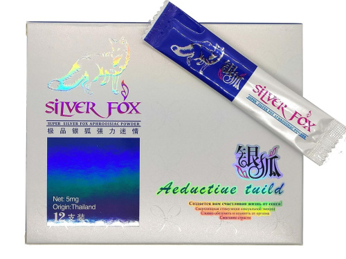 Жіночі стимулюючі краплі Silver Fox, 1 шт