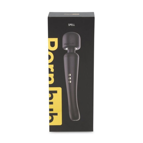 Pornhub Spell Wand Set - Вибромассажер с тремя насадками, 30х3 см.