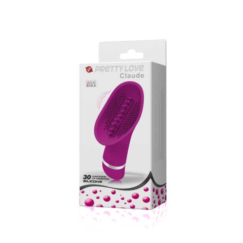 LyBaile Pretty Love Claude Vigina Vibro Sucker Pink - Клиторальный вибратор, 16.3х5.5 см (розовый)
