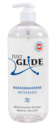 Just Glide Waterbased - Лубрикант, 1 л - sex-shop.ua