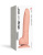 Strap-On-Me Soft Realistic Dildo Vanilla - L - реалистичный фаллоимитатор, 19х4.1 см (телесный)