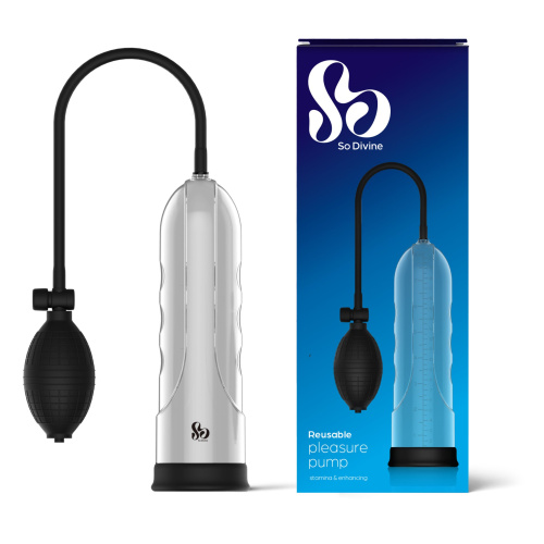 Вакуумна помпа So Divine Reusable Pleasure  - купити в Україні | Секс шоп SEX-SHOP.ua