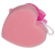 Bath Sponge Heart - Губка для ванної, 12 см (рожевий)