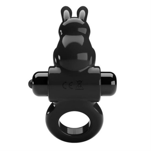 Pretty Love Exciting Vibrating  Cock Ring - Эрекционное кольцо с вибрацией, 2,4 см (черный)