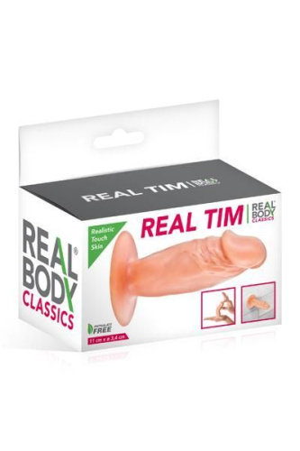 Real Body Real Tim Flash - фаллоимитатор, 10,5х3,4 см. - sex-shop.ua