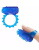 Toy Joy Flexible Ring & Finger Vibe - Ерекційне кільце та насадка на палець 2 в 1, 7х3.5 см (синій)