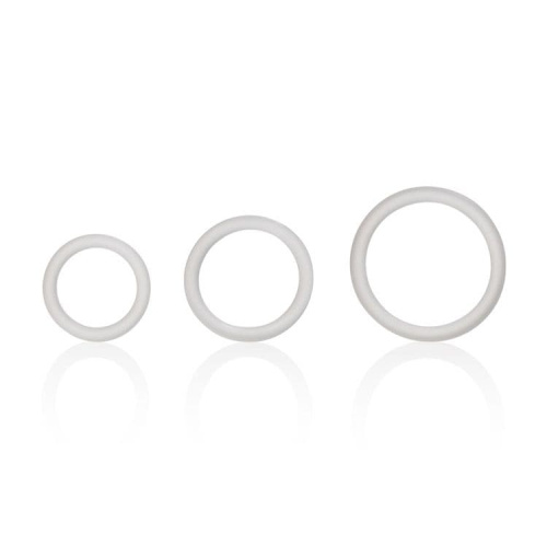 Эрекционные кольца Silicone Support Rings (белый) - sex-shop.ua