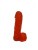 Чистий Кайф Red size M - Крафтове мило-член із присоскою, 14х3,2 см (червоний)