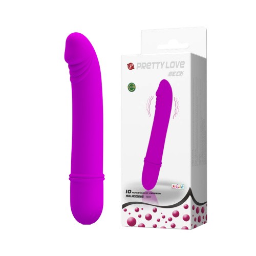 Pretty Love Beck Vibrator Purple - Вибратор, 12 см (фиолетовый) - sex-shop.ua