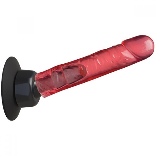 Doc Johnson - Swivel Suction Cup Plug - крепление для страпона, 11.4х9.5 см (чёрный)