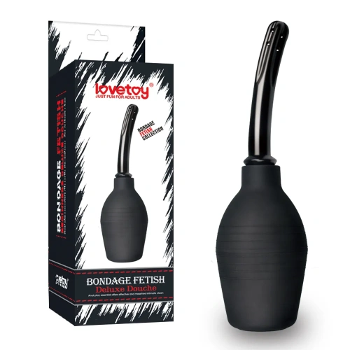 Bondage Fetish Deluxe Douche Black - Анальний душ, 25,5 см (чорний)