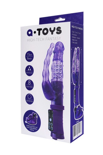 Toyfa A-Toys - Вібратор анально-вагінальний, 22х3.5 см - купити в Україні | Секс шоп SEX-SHOP.ua