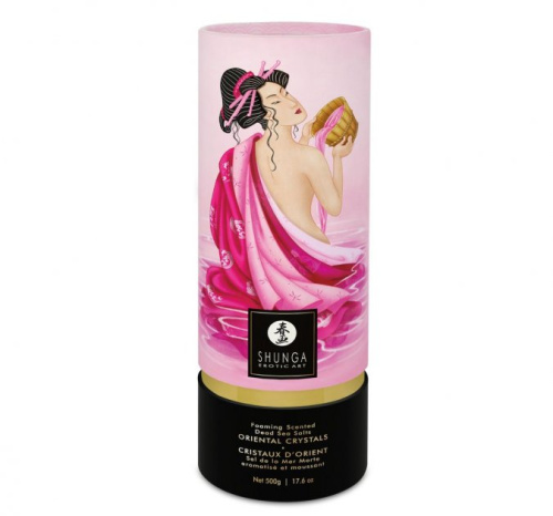 Shunga Oriental Crystals Bath Salts – Aphrodisia - Соль мертвого моря для ванны, 500 г