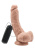 Get Real Cock 8 Inch W/ Balls Flesh - Реалистичный вибратор, 16х5 см (телесный)