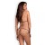 Obsessive Rebella micro set комплект сексуального белья с цепочками, S/M (чёрный)