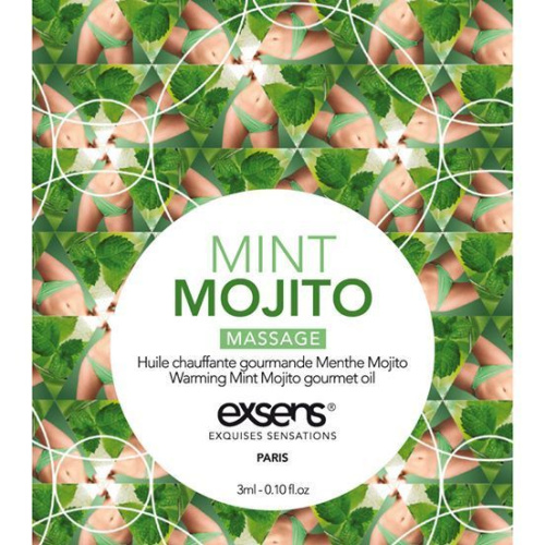 Exsens Mojito пробник массажного масла с вкусом мохито, 3 мл - sex-shop.ua