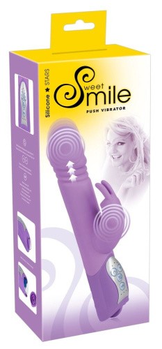 Orion - Sweet Smile Push Vibrator - Hi-tech вібратор, 12.5х4 см