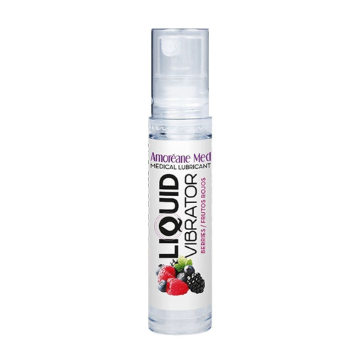 Amoreane Med Liquid Vibrator Berries – лубрикант з ефектом вібрації, 10 мл.
