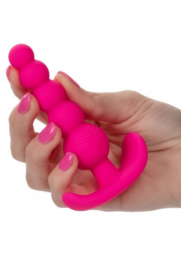 California Exotic Novelties – Cheeky X-5 Anal Beads – Анальний стимулятор, 8.5х2.5 см (рожевий) - купити в Україні | Секс шоп SEX-SHOP.ua
