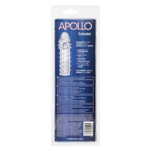 Насадка на пеніс CalExotics Apollo Extender, 16.3 см - купити в Україні | Секс шоп SEX-SHOP.ua
