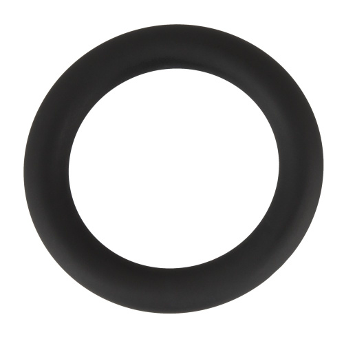 Silicone Cock and Ball Loop - Ерекційне кільце для пеніса (чорний)