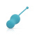 Cala Azul Elena Vibrating Egg With Remote Control - Виброяйцо, 16,2 см (голубой) - sex-shop.ua
