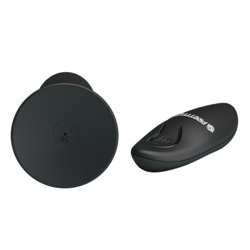 LyBaile Pretty Love Remote Control Vibrating Plug Black - Анальна пробка с вибрацией, 11х3.3 см (черный)
