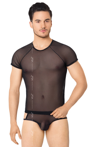 SoftLine Shirt and Shorts 4607 black - Футболка и трусы мужские, XL (чёрные)