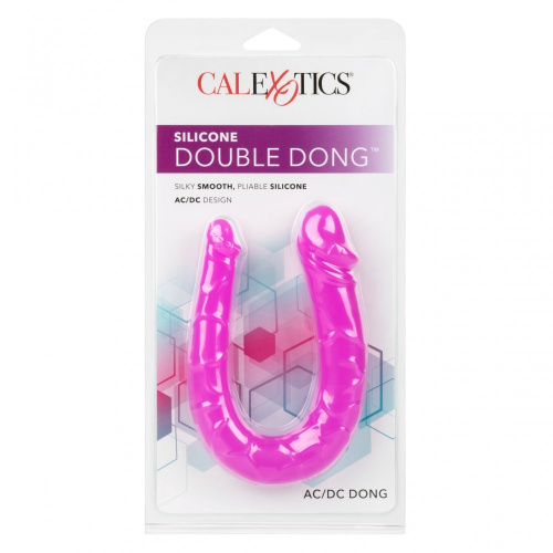 Двухсторонний фаллоимитатор CalExotics Silicone Double Dong AC/DC, 30.5 см