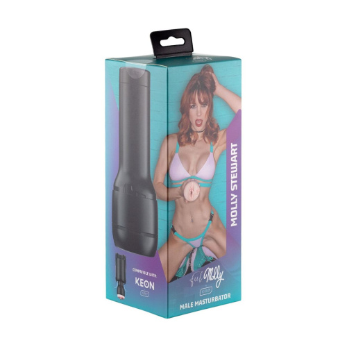 Kiiroo Feel Molly Stewart - Мастурбатор копия вагины порнозвезды, 22.4х8.4 см