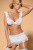 Obsessive Julitta set - эротический комплект невесты, L/XL (белый)
